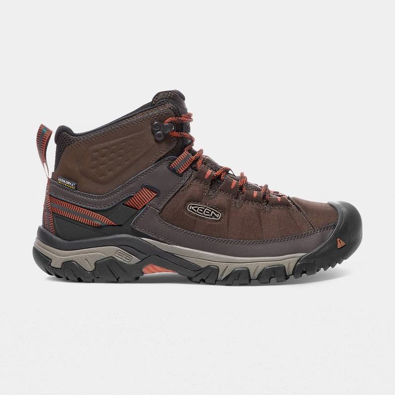 Keen Targhee Exp Waterproof Mid - Erkek Trekking Bot - Koyu Kahverengi - Turkey (295381JRN)